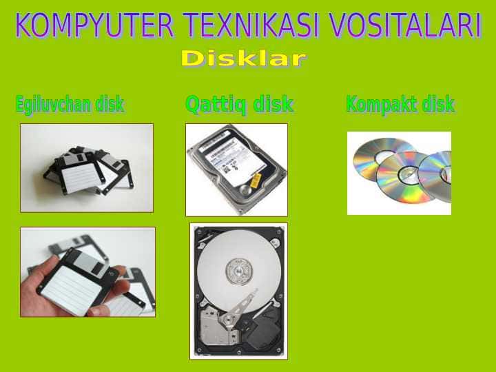 kompyuterning texnik vositalar