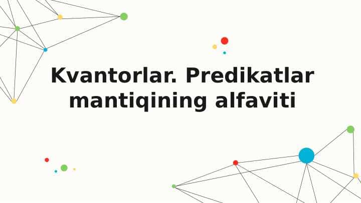 Predikatlar mantiqining alfaviti