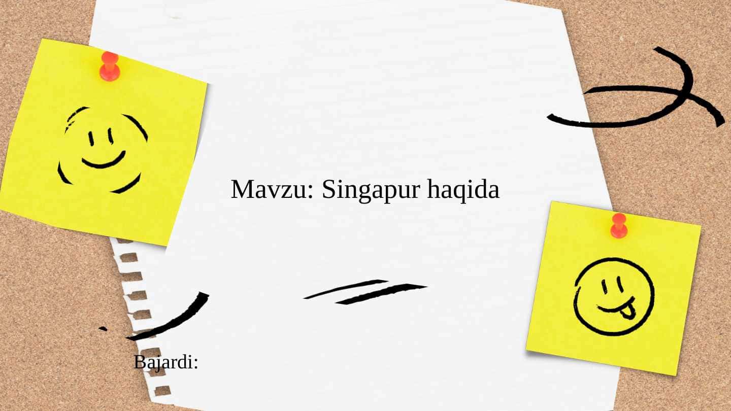 Singapur haqida