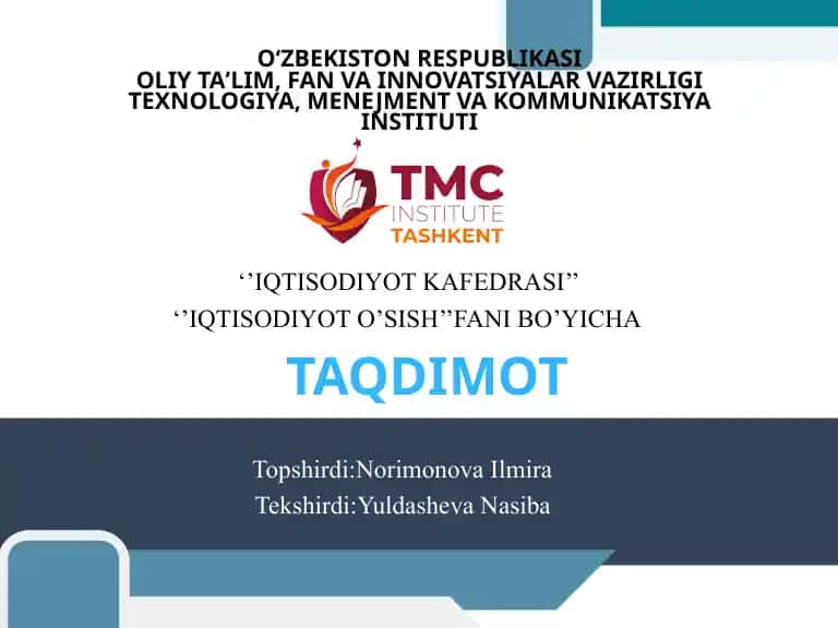 Aholi sonining iqtisodiy o‘sishga ta’siri