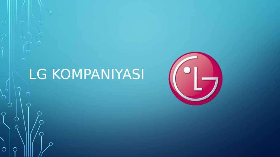 LG kompaniyasi pptx