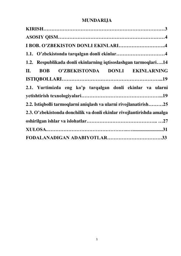 Donli ekinlarni yetishtirish texnologiyasi