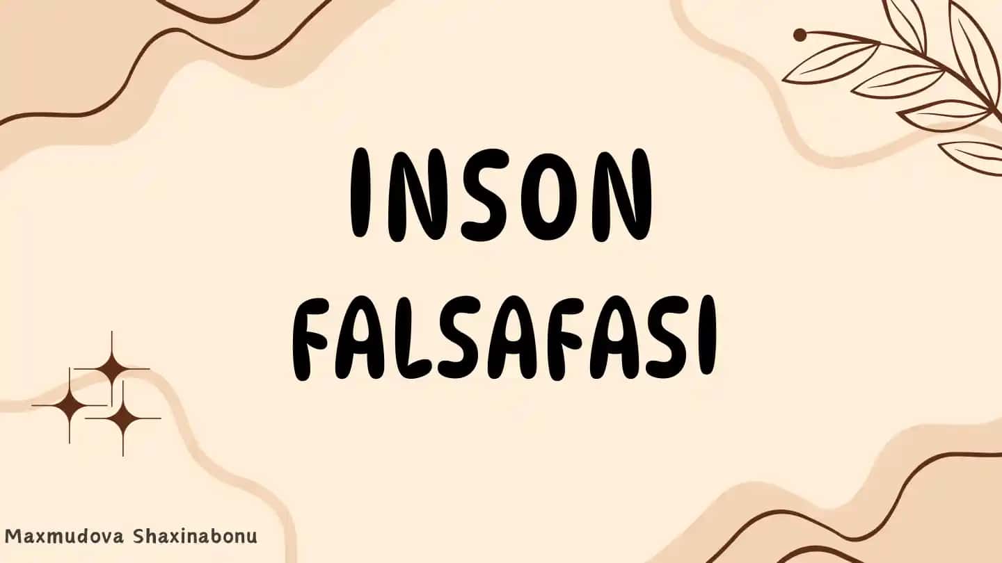 Inson falsafasi