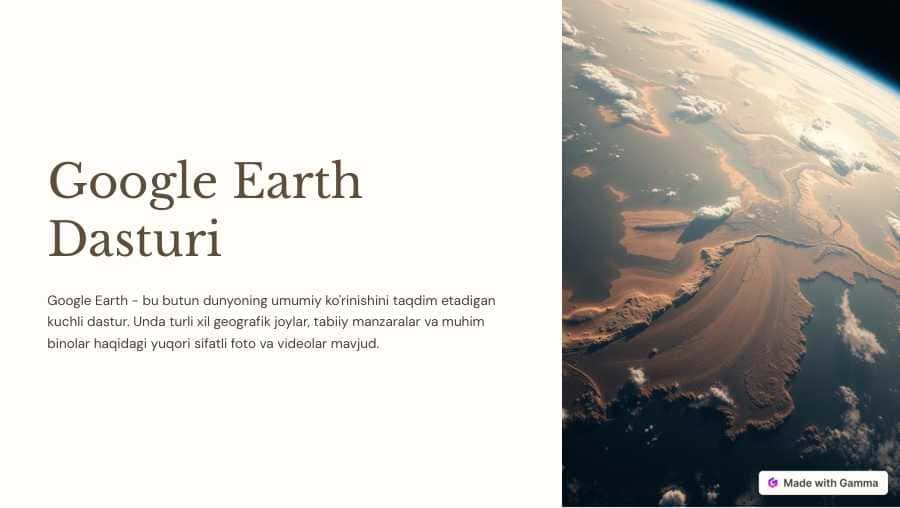 Google-Earth-Dasturi