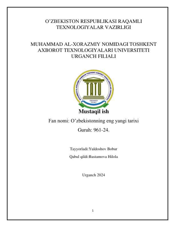 Jadid ma’rifatparvarlarining o‘lka ijtimoiy-ma’naviy hayotida tutgan o‘rni (Munavvar Qori, Fitrat, Behbudiy, Avloniy va boshq.)