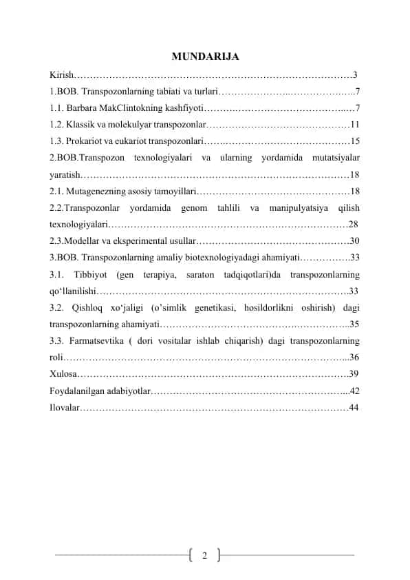 Transpozonlar