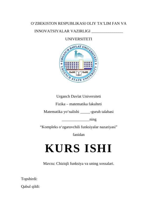 Chiziqli funksiya va uning xossalari