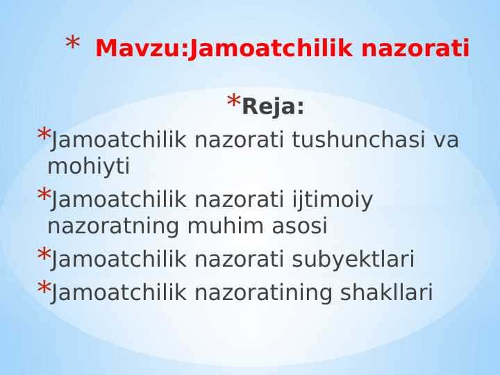 Jamoatchilik nazorati