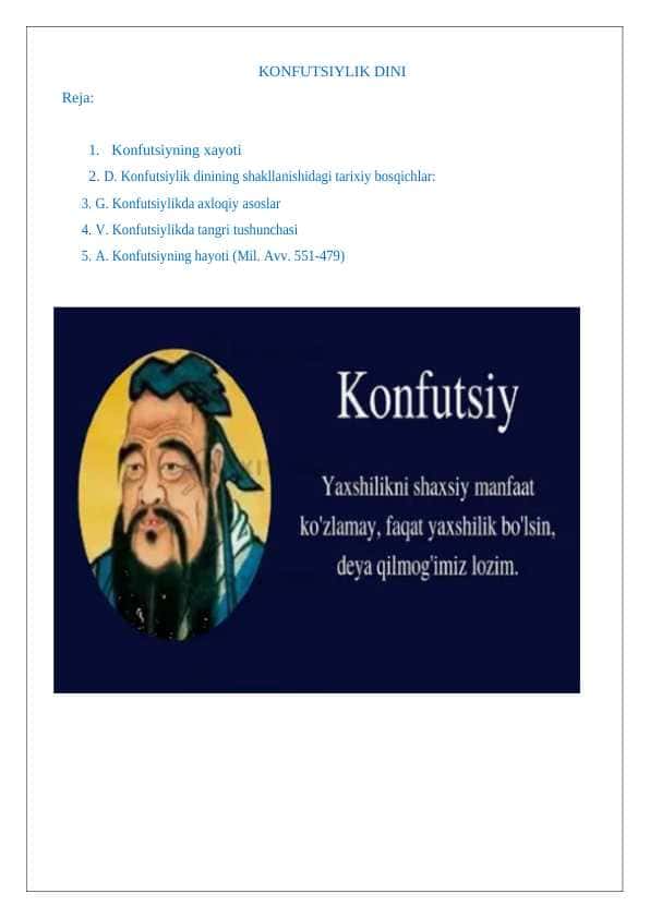 KONFUTSIYLIK DINI 24