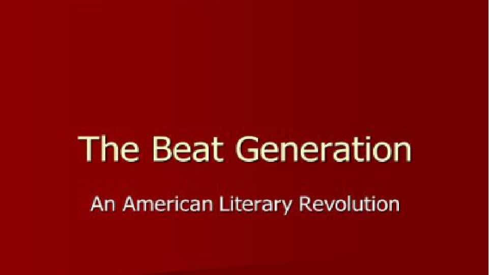 The Beat Generation