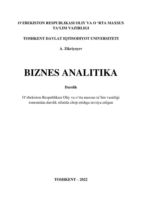 BIZNES ANALITIKA