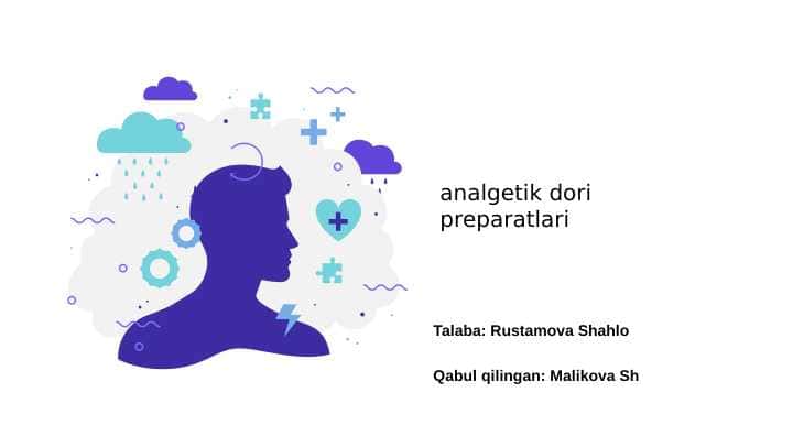 Analgetik dori preparatlari