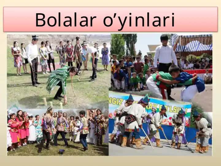Bolalar o’yinlari