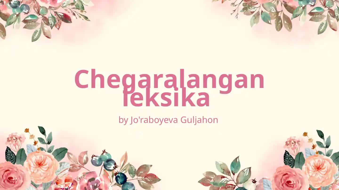 leksikologiya
