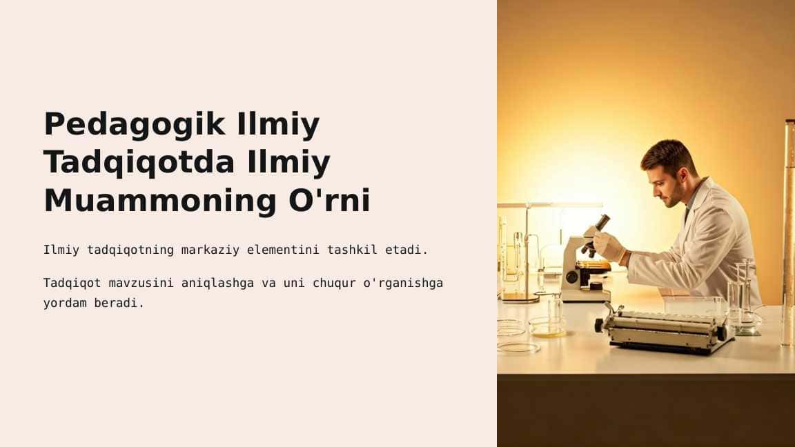 Pedagogik ilmiy tadqiqotda ilmiy muammoning tutgan о‘rni_2