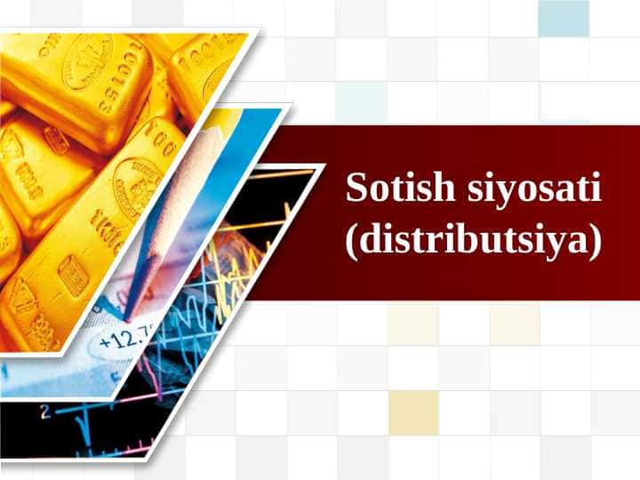 Sotish siyosati(distributsiya)