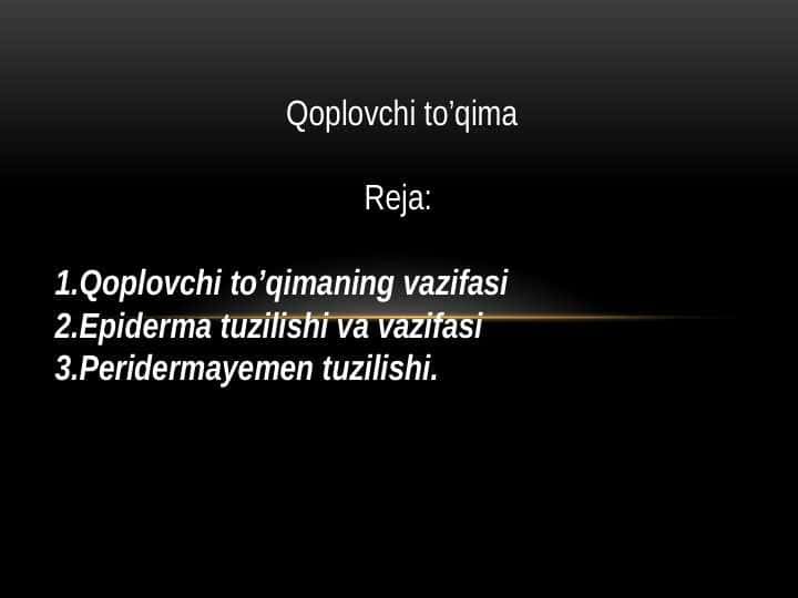 Qoplovchi to’qima