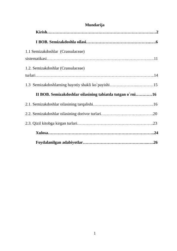 Semizakdoshlar oilasi