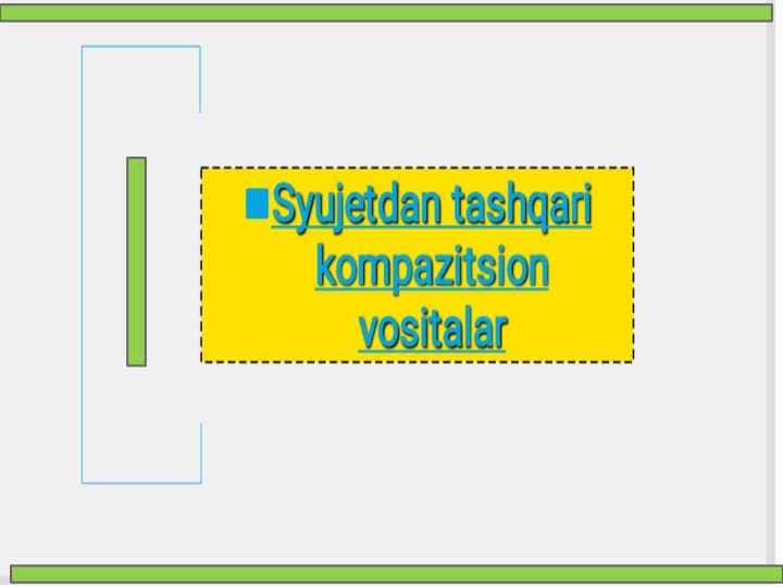 Syujetdan tashqari kompazitsion vositalar