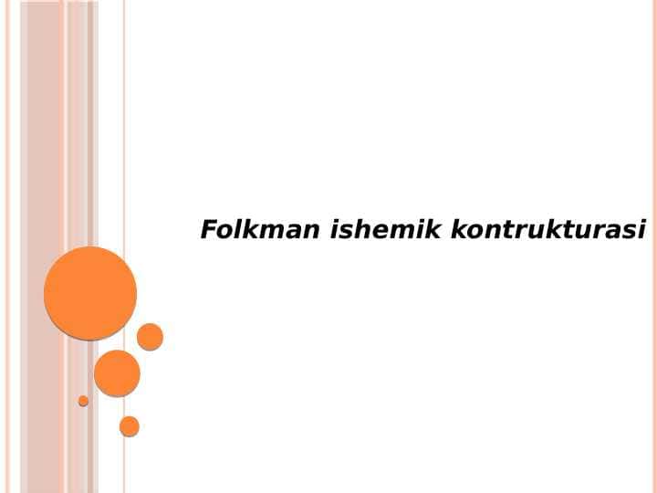 Folkman ishemik kontrukturasi