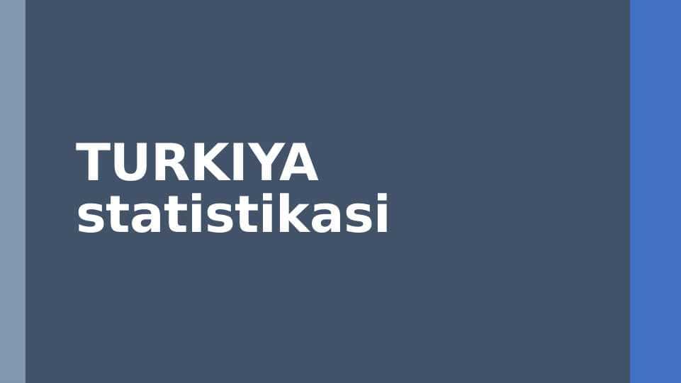 turkiya statistikasi