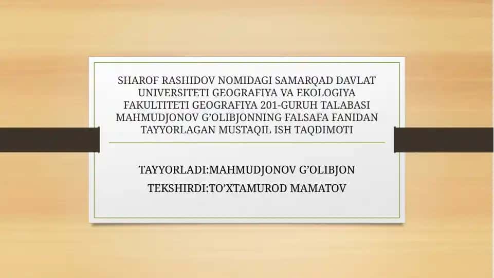 “Axborotlashgan jamiyat va uning istiqbollari” (A.Toynbi, E.Toffler asarlarining qiyosiy tahlili asosida)