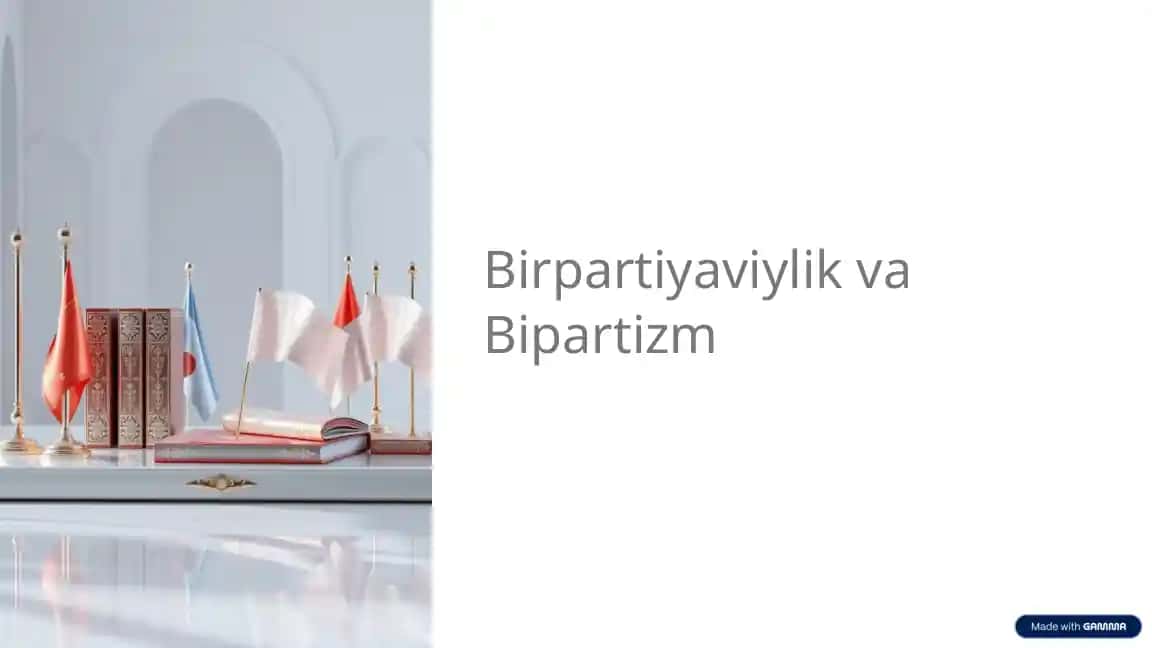 Birpartiyaviylik va Bipartizm
