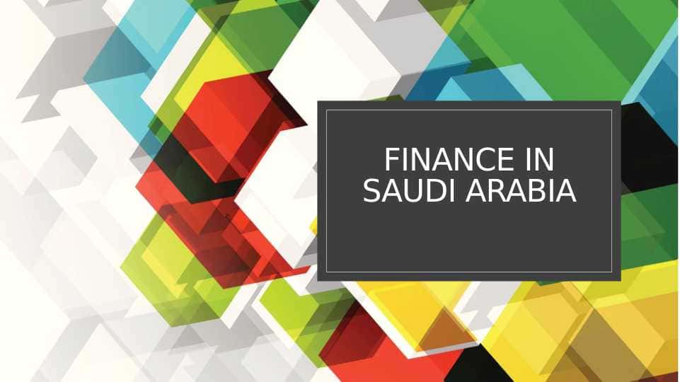 Saudiya Arabistoni iqtisodiyoti VA moliyasi