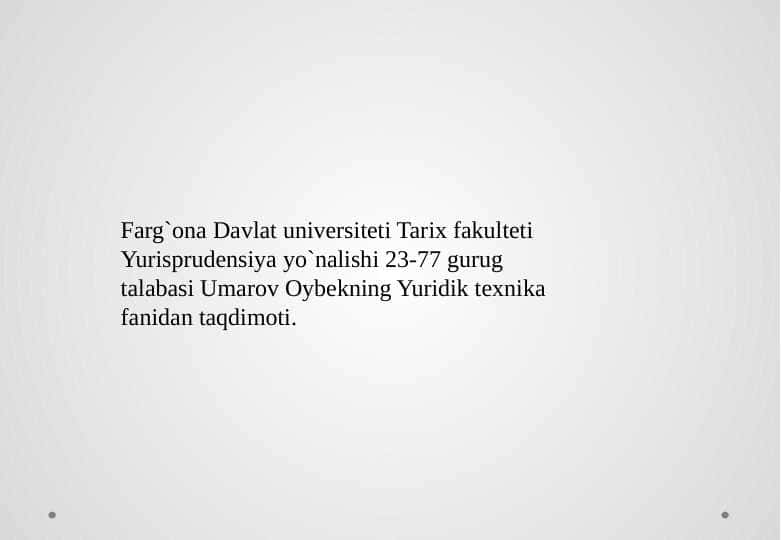 Oʻzbekiston Respublikasi konstitusiyaviy sudi tomonidan legal sharhlash tartib-taomil qolidalari