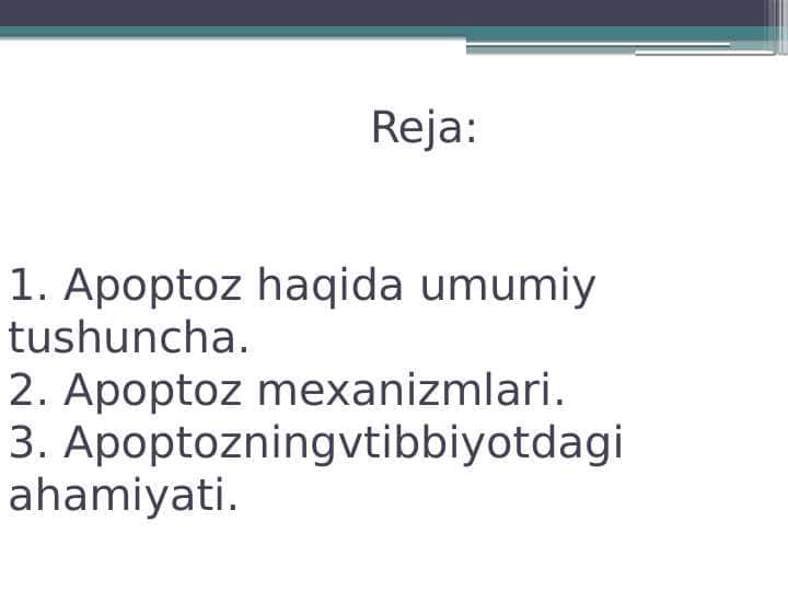 Apoptoz mexanizmlari