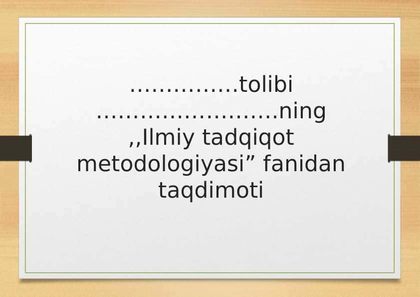 7-MAVZU: Ilmiy tadqiqotlarda axborot va axborot xavfsizligi. Axborotlarni qidirishning asosiy metodlari ilmiy tadqiqotga axborot va axborot texnologiyalarining ta’siri