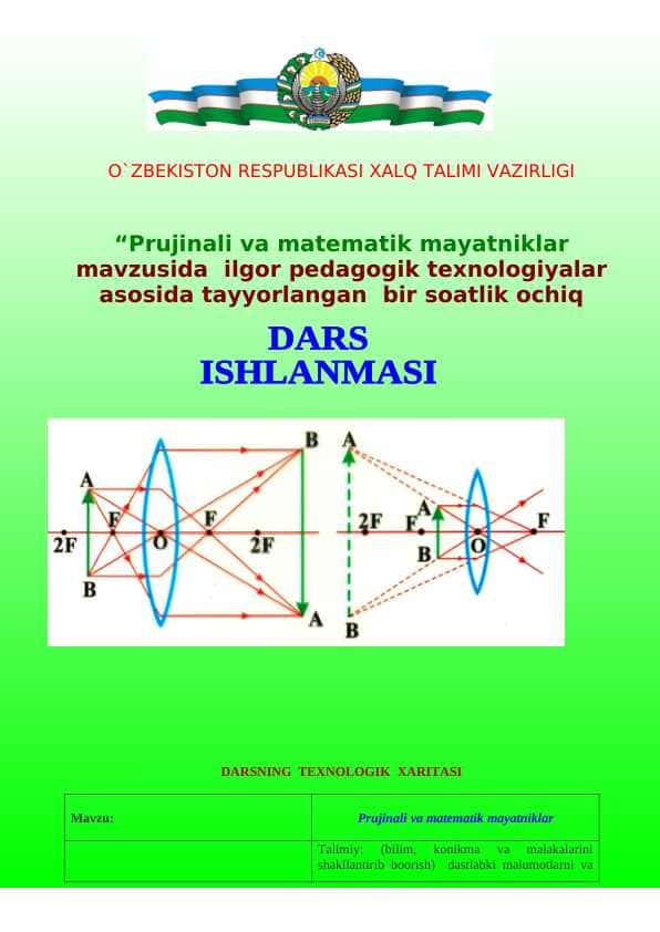 Purjunali va matematik mayatniklar