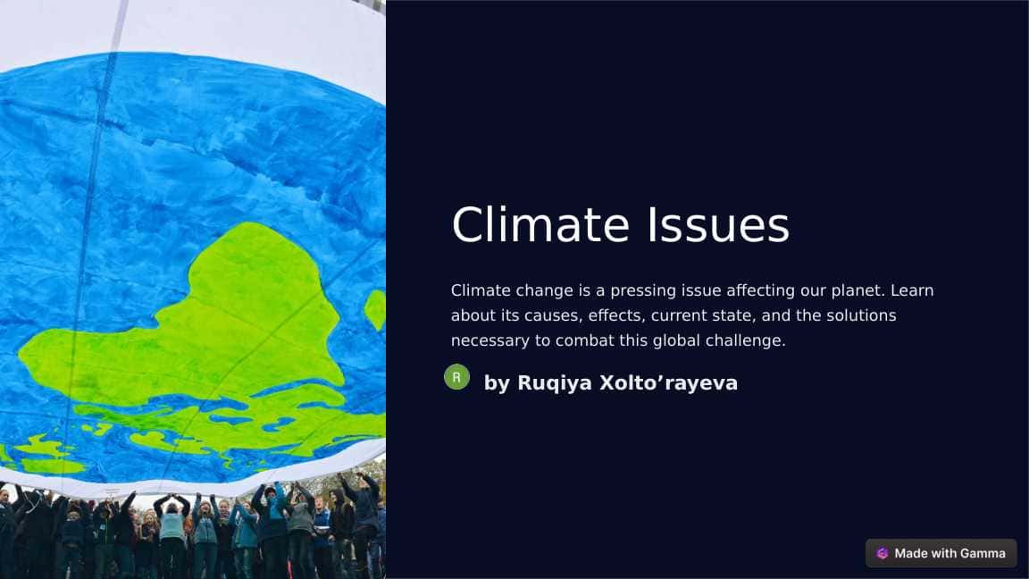 Climate Issues