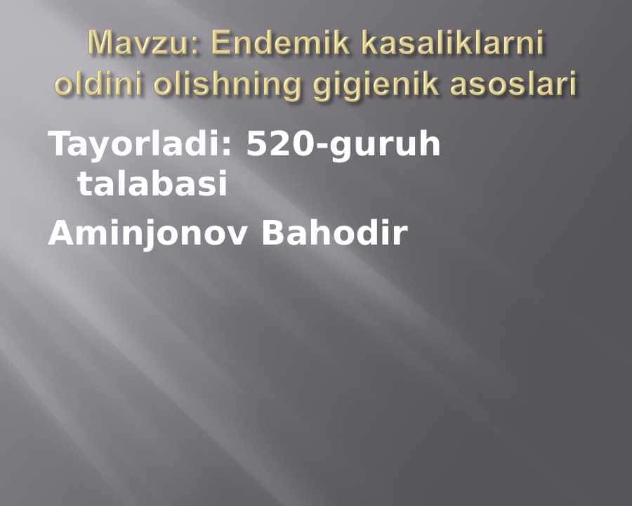 Endokrin tizim kasalliklari