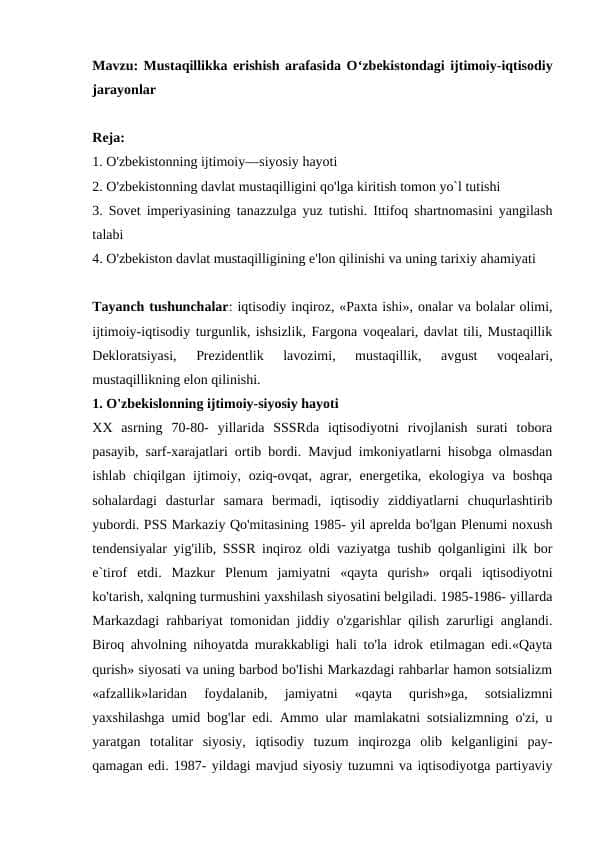 MALAKAVIY AMALIYOT HUJJATLARI jild