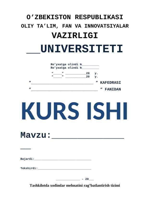 Tashkilotda xodimlar mehnatini rag’batlantirish tizimi