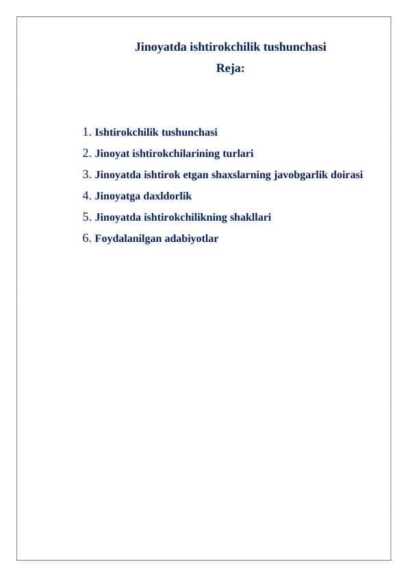 Jinoyatda ishtirokchilik tushunchasi 24