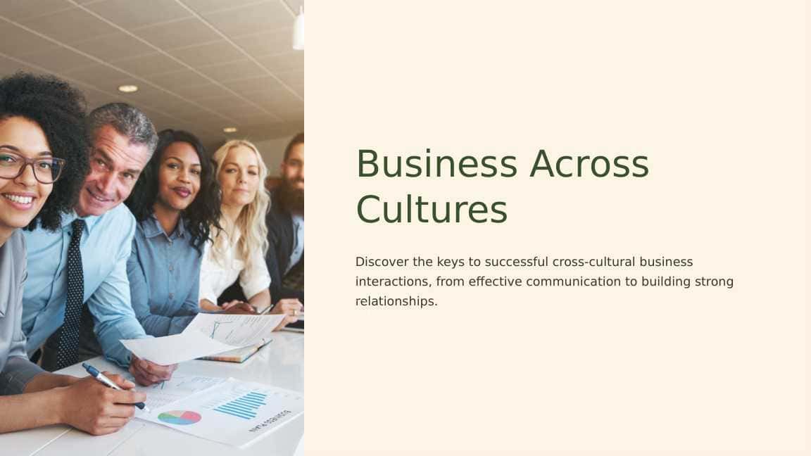 Business Across Cultures