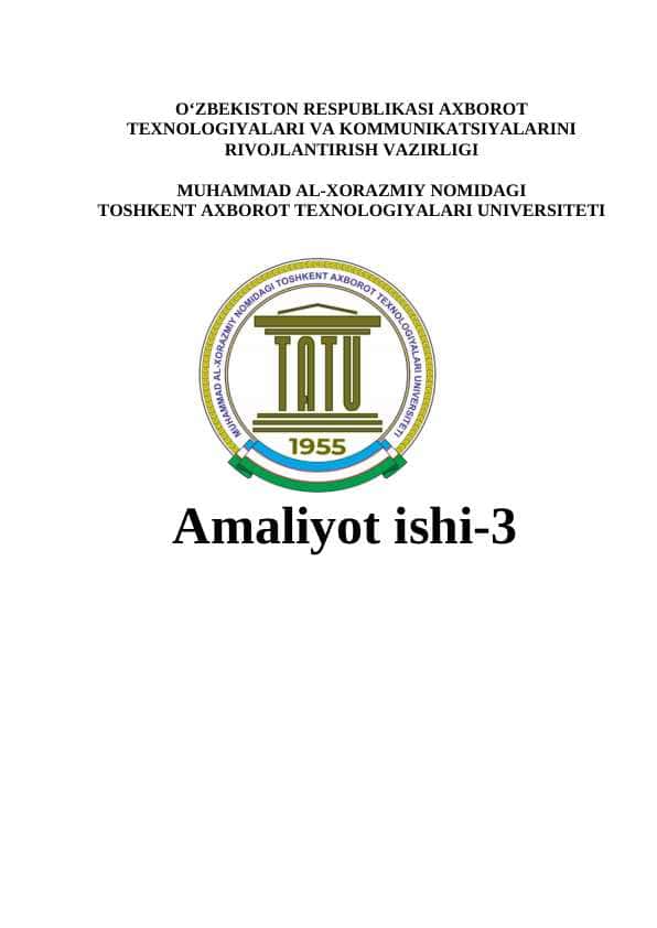 OpenSSL kutubxonasidan foydalangan holda ma’lumotlarni ochiq kalitli shifrlash algoritmlari yordamida shifrlash