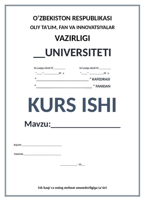 Ish haqi va uning mehnat unumdorligiga ta'siri