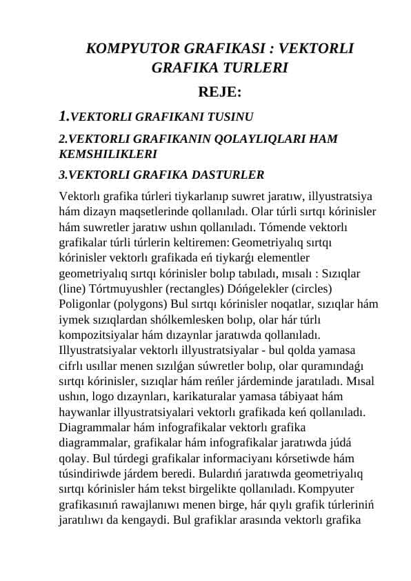 kompyuter grafikasi