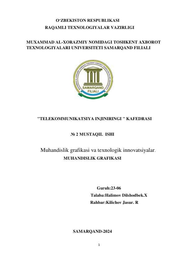 Muhandislik Grafikasi