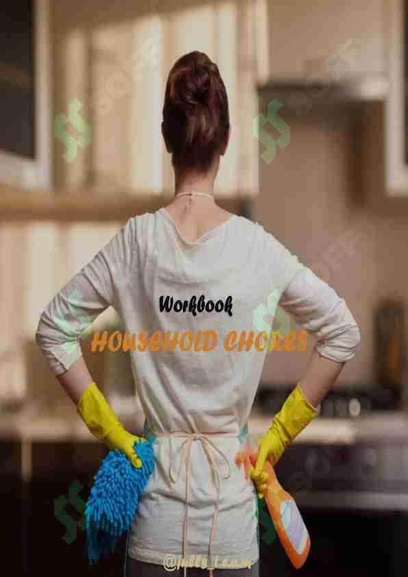 household chores workbook