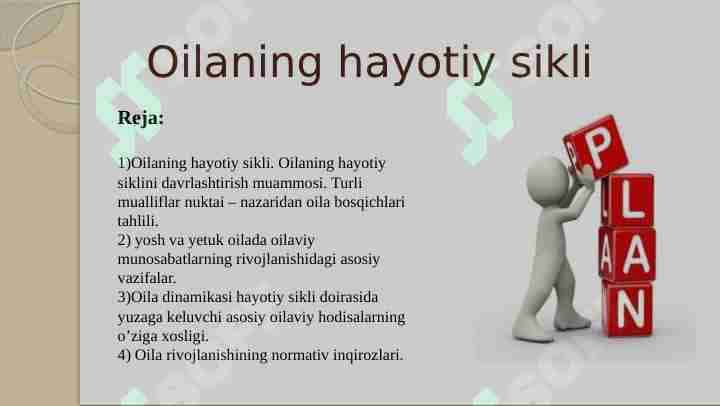 oilaning hayot sikli