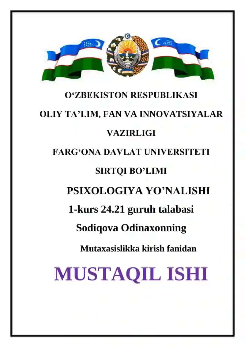 Psixologiya fanining rivojlanishi