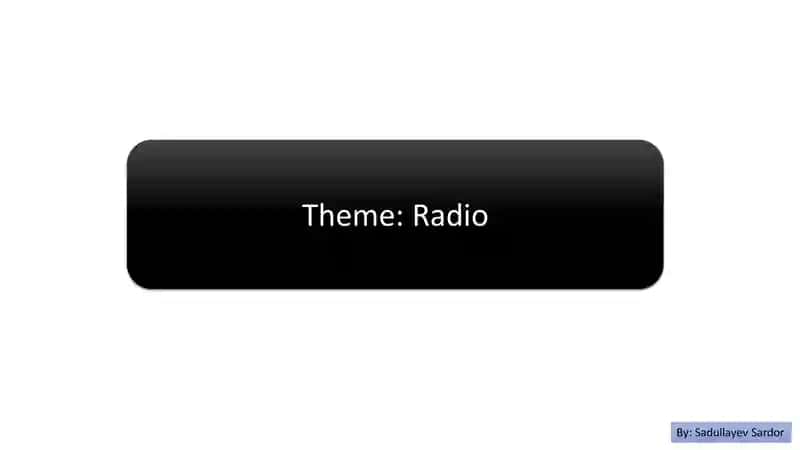 Radio: The Enduring Waveform