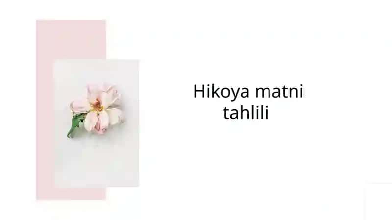 Hikoyamatnitahlili