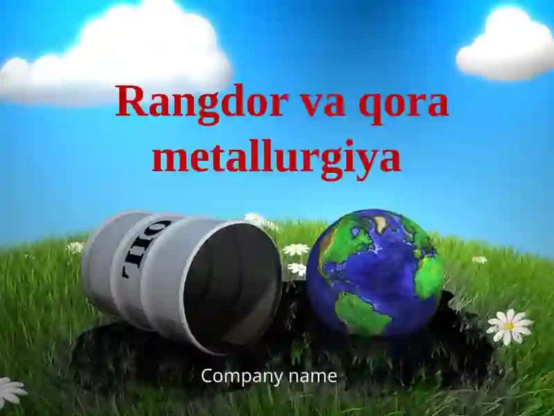 Rangdor va qora metallurgiya