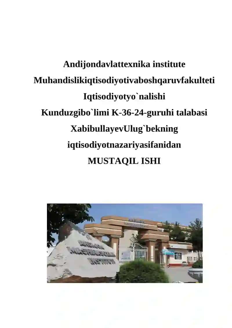 Jahonning Global Iqtisodiy Muammolari