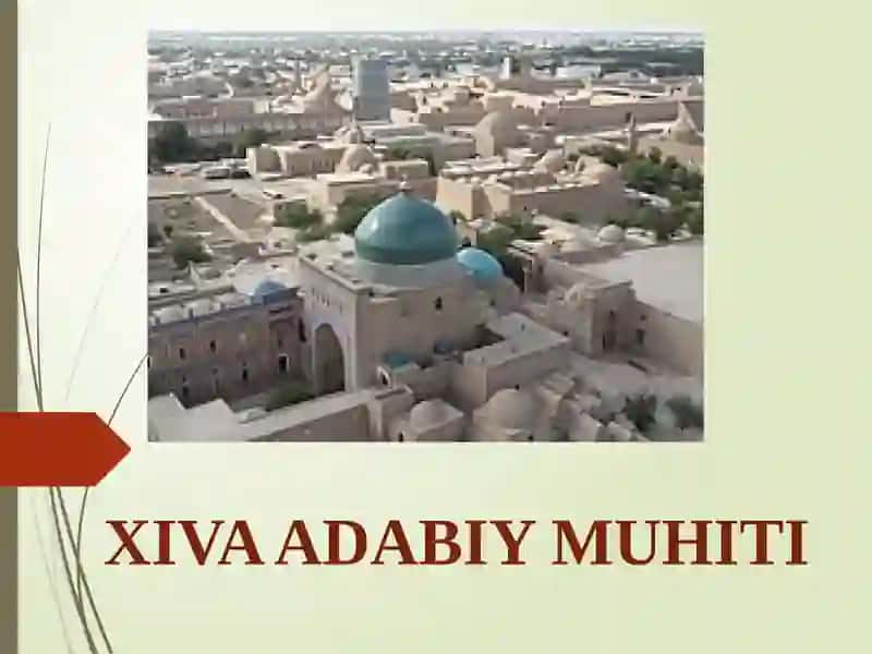 XIVA ADABIY MUHITI